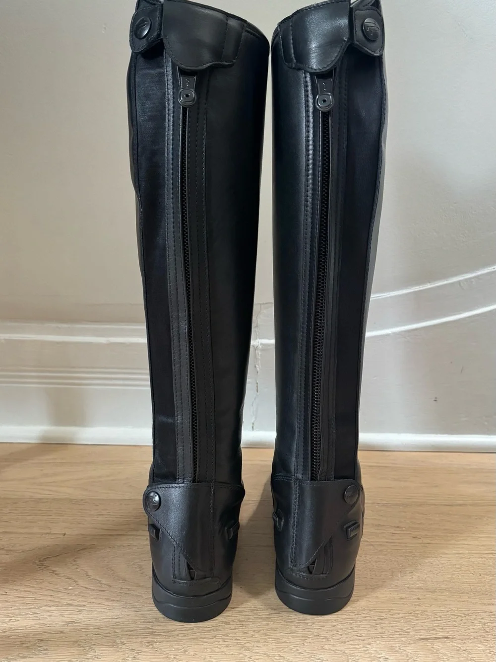 Parlanti Miami Pro Riding Boots Black  Receipt: 39 (UK 5) Med. Regular NWT